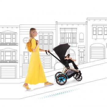 Cybex - Platinum e-PRIAM 2.0 Kombikinderwagen Rockstar by Alec Völkel (A)