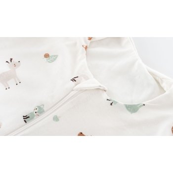 Träumeland - Schlafsack light "to GO" Baumwolle, Waldtiere, Größe 92 (1)