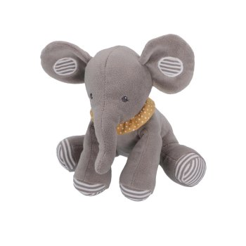 Sterntaler - Spieltier Elefant Eddy mit Rassel, Grau (2)
