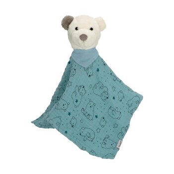 Sterntaler - Kuscheltuch Eisbär Elia aus Musselin,...