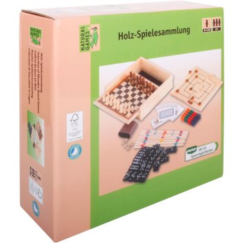 Natural Games - Holz-Spielesammlung 50 in 1