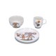 Sterntaler - Porzellan-Geschirr-Set Elefant Eddy + Hase Happy (A)