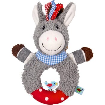 Die Spiegelburg - BabyGlück - Ringrassel Esel (A)