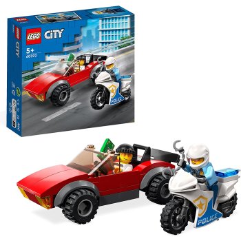 LEGO - City - 60392 Verfolgungsjagd mit dem Polizeimotorrad