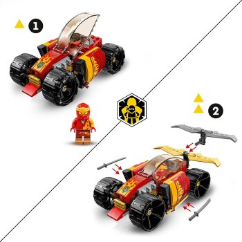 LEGO - Ninjago - 71780 Kais Ninja-Rennwagen EVO