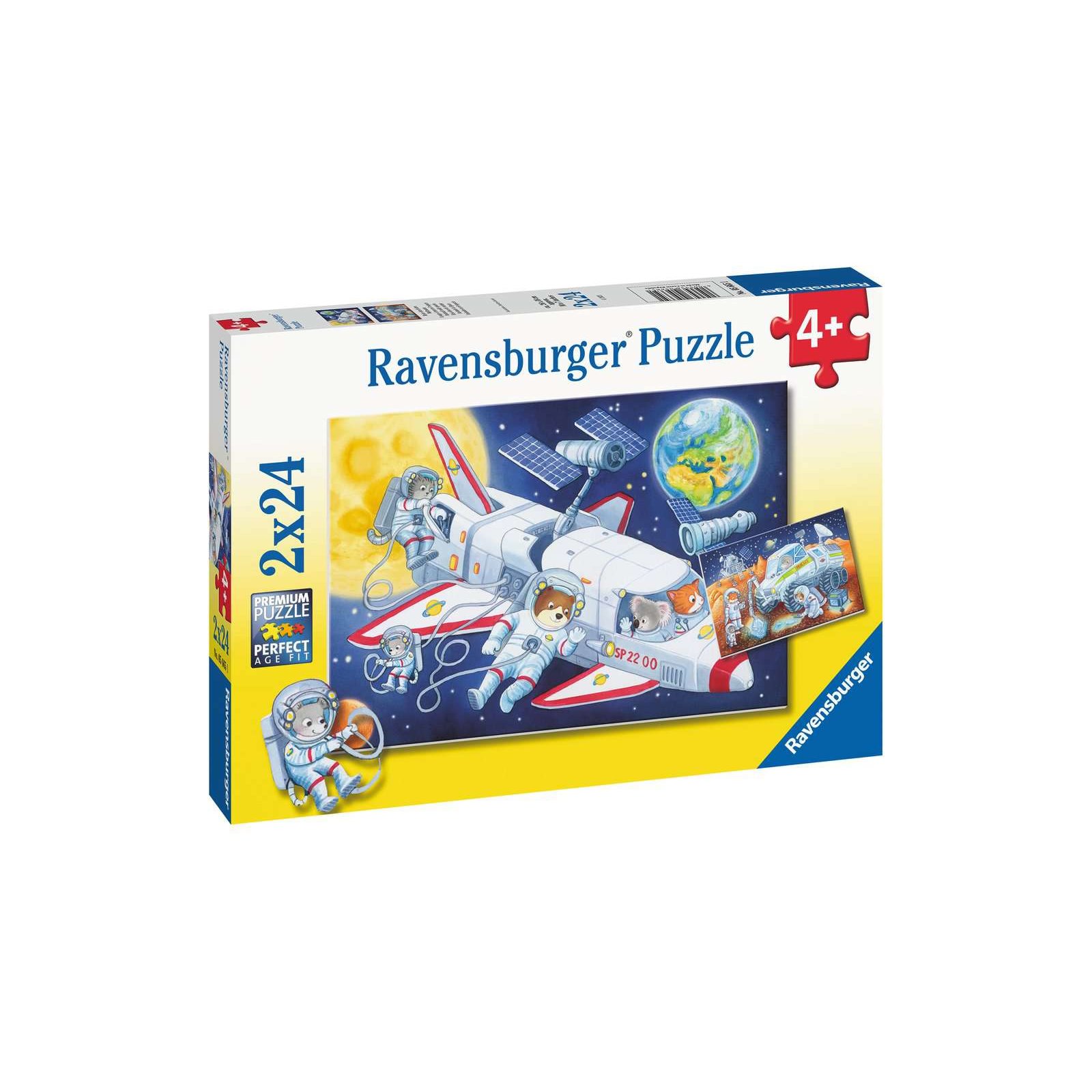 Ravensburger - Reise durch den Weltraum PUZZLE (2 x 24 TEILE)