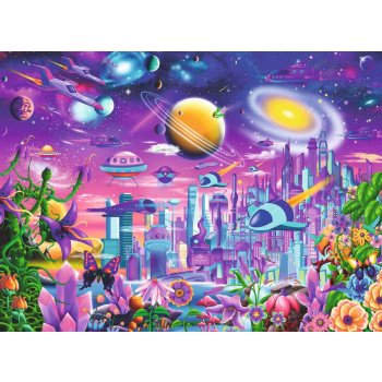 Ravensburger - Kosmische Stadt PUZZLE (200 TEILE)