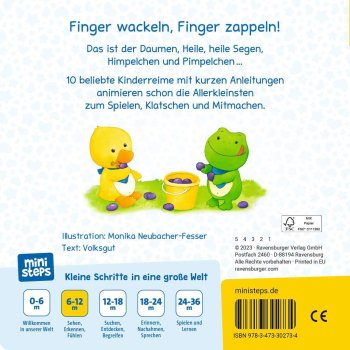 Ravensburger - ministeps - Fingerspiele für...