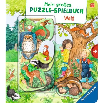 Ravensburger - Mein großes Puzzle-Spielbuch: Wald