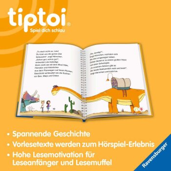 Ravensburger - tiptoi - Lese-Lausch-Abenteuer - Dino-Stadt (A)