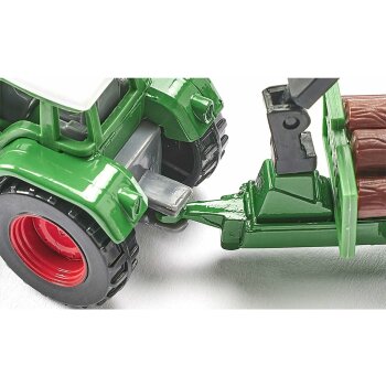 SIKU - Traktor mit Forstanhänger