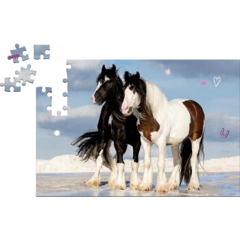 Die Spiegelburg - Puzzle - 54 Teile - ab 5 Jahre - Pferdefreunde, sort. (12)
