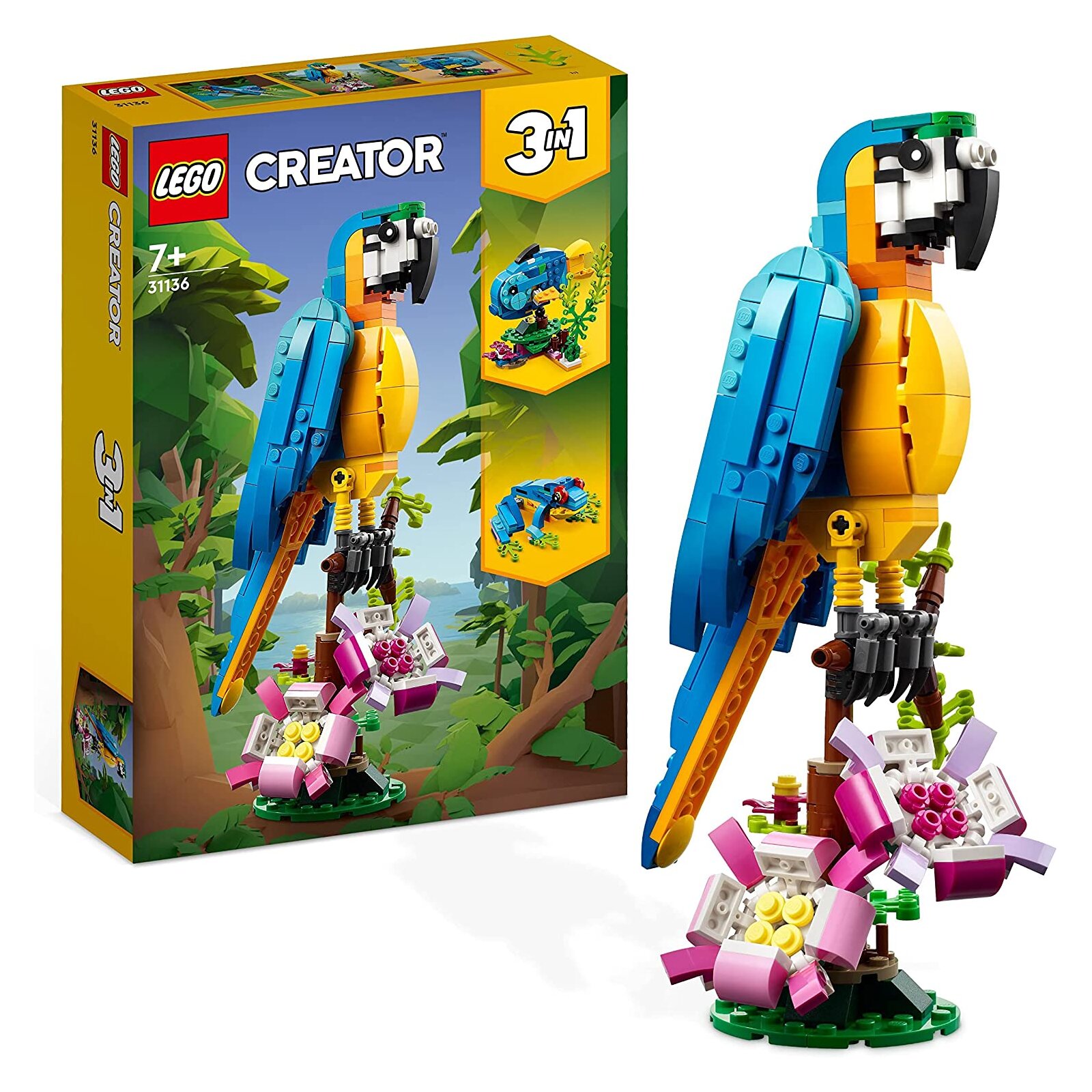 Lego Gelb Bausätze Der Exotische Papagei Creator - Image 25