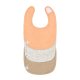 Lässig - Spucklätzchen 3er Set - Baumwolle (bio), Apricot Hellgrau Beige (3)