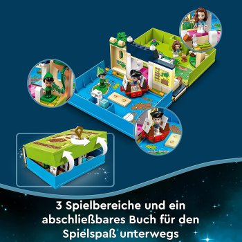 LEGO - Disney - 43220 Peter Pan & Wendy – Märchenbuch-Abenteuer