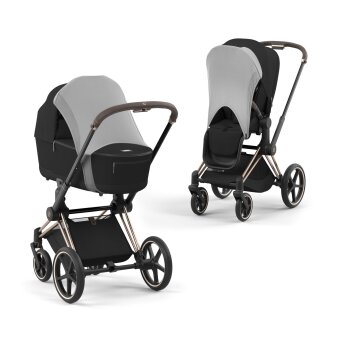Cybex - Platinum Sun Sail Sonnensegel für ePRIAM, PRIAM, MIOS, COYA Light grey (4)
