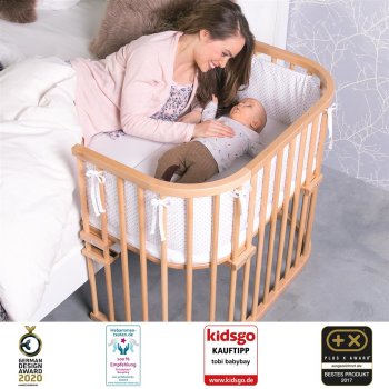 babybay - Beistellbett Maxi NATUR-UNBEHANDELT