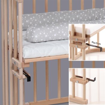 babybay - Beistellbett Maxi NATUR-UNBEHANDELT