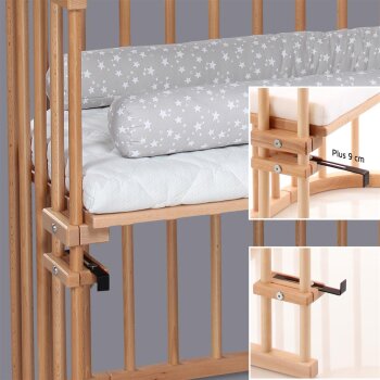 babybay - Beistellbett Maxi NATUR-LACKIERT