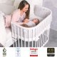 babybay - Beistellbett Maxi WEISS-LACKIERT
