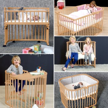 babybay - Beistellbett Maxi KERNBUCHE-GEÖLT