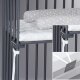 babybay - Beistellbett Boxspring XXL SCHIEFERGRAU-LACKIERT