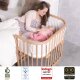babybay - Beistellbett Maxi Comfort Plus NATUR-LACKIERT