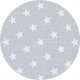 babybay - Himmel lichtgrau, mit Sternen weiß