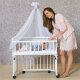 babybay - Himmel lichtgrau, mit Sternen weiß