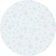 babybay - Himmel weiß, mit Glitzersternen mint
