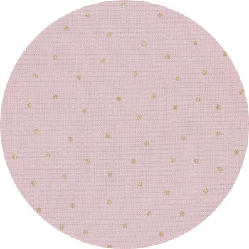 babybay - Himmel rosé Glitzerpunkte gold