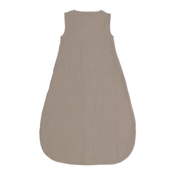 Lässig - Baby-Sommerschlafsack Musselin - Taupe, 50/56, 0-2 Monate