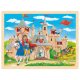 Goki - Holz-Einlegepuzzle Ritterburg