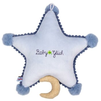 Die Spiegelburg - BabyGlück - Spieluhr Stern, hellblau