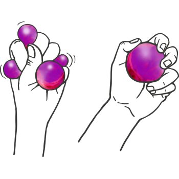 Die Spiegelburg - Wild + Cool - Klebriger Ball, sort. (A)