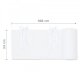 babybay - Nestchen weiß Glitzersterne silber (Maxi,Boxspring,Comfort)