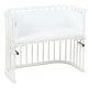babybay - Nestchen weiß Glitzersterne diamantblau (Original)