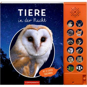 Coppenrath - Tiere in der Nacht - Mit 12 echten Tierstimmen (Soundb.) (A)