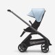 BUGABOO - Dragonfly Kinderwagen mit Liegewanne und Sitz GRAPHIT / SCHWARZ / HEAVENBLUE (A)