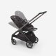 BUGABOO - Dragonfly Kinderwagen mit Liegewanne und Sitz GRAPHIT / SCHWARZ / HEAVENBLUE (A)
