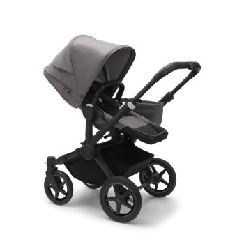 BUGABOO - Donkey 5 Mono Kinderwagen mit Liegewanne und Sitz CORE (GRAPHIT / GRAU-MELIERT)