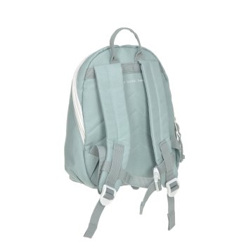 Lässig - Kindergartenrucksack Tiny - Pinguin, hellblau