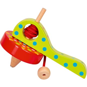 Die Spiegelburg - Bunte Geschenke - Zieh-Kreisel, sort. (12)