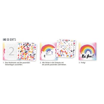 Coppenrath - Stickern nach Zahlen - Be You! (100% selbst...