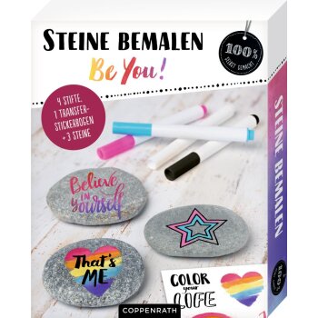 Coppenrath - Steine bemalen - Be You! (100% selbst...