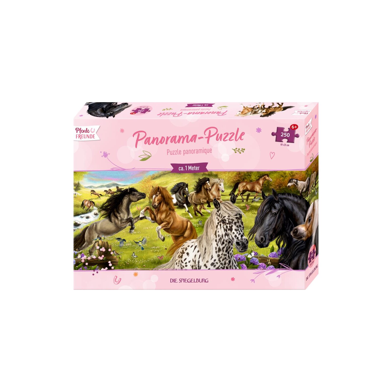 Die Spiegelburg - Pferdefreunde - Panorama-Puzzle (2)