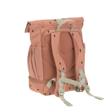 Lässig - Kindergartenrucksack Rolltop - Happy Prints, Karamell