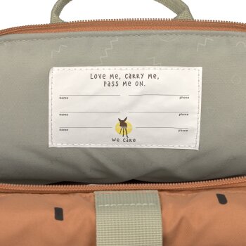 Lässig - Kindergartenrucksack Rolltop - Happy Prints, Karamell