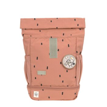 Lässig - Kindergartenrucksack Rolltop - Happy Prints, Karamell