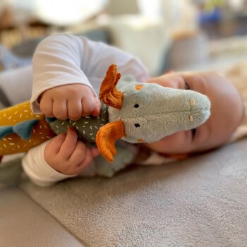 sigikid - Motorikspielzeug Klett-Drache Yellow